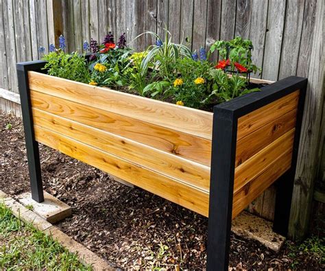 steel planter boxes diy|elevated planter boxes outdoor diy.